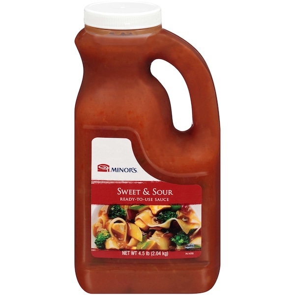Minors Minor's Ready To Use Sweet & Sour Sauce .5 gal. Jug, PK6 00050000316816 - main